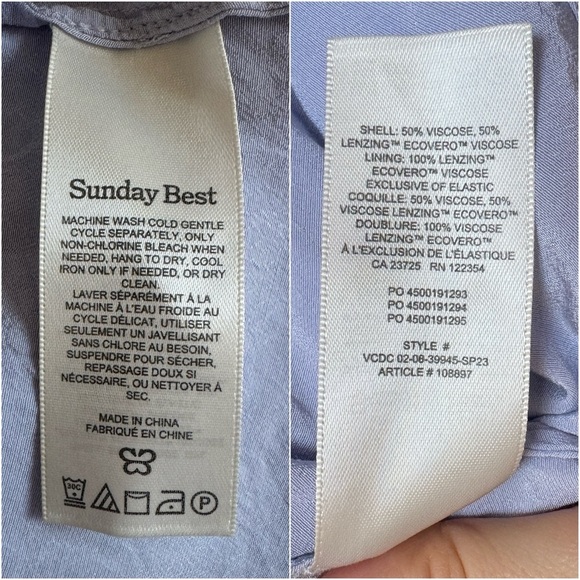 SUNDAY BEST • Locket Dress in Dusk Blue - Picture 12 of 14